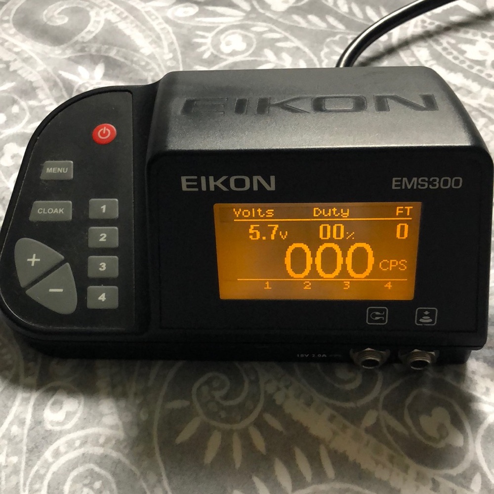 Eikon EMS300 power supply for tattooing